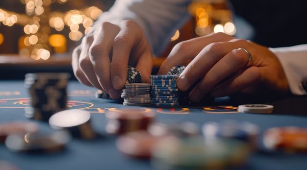 Ninja vs Samurai live-dealer table interface on jawara slot